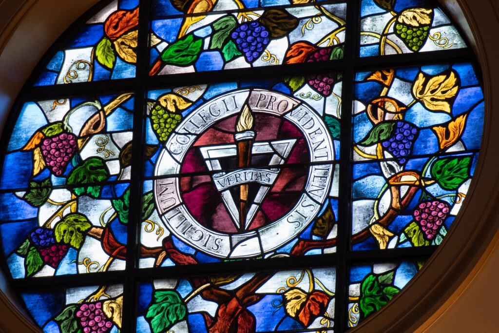 stained glass window