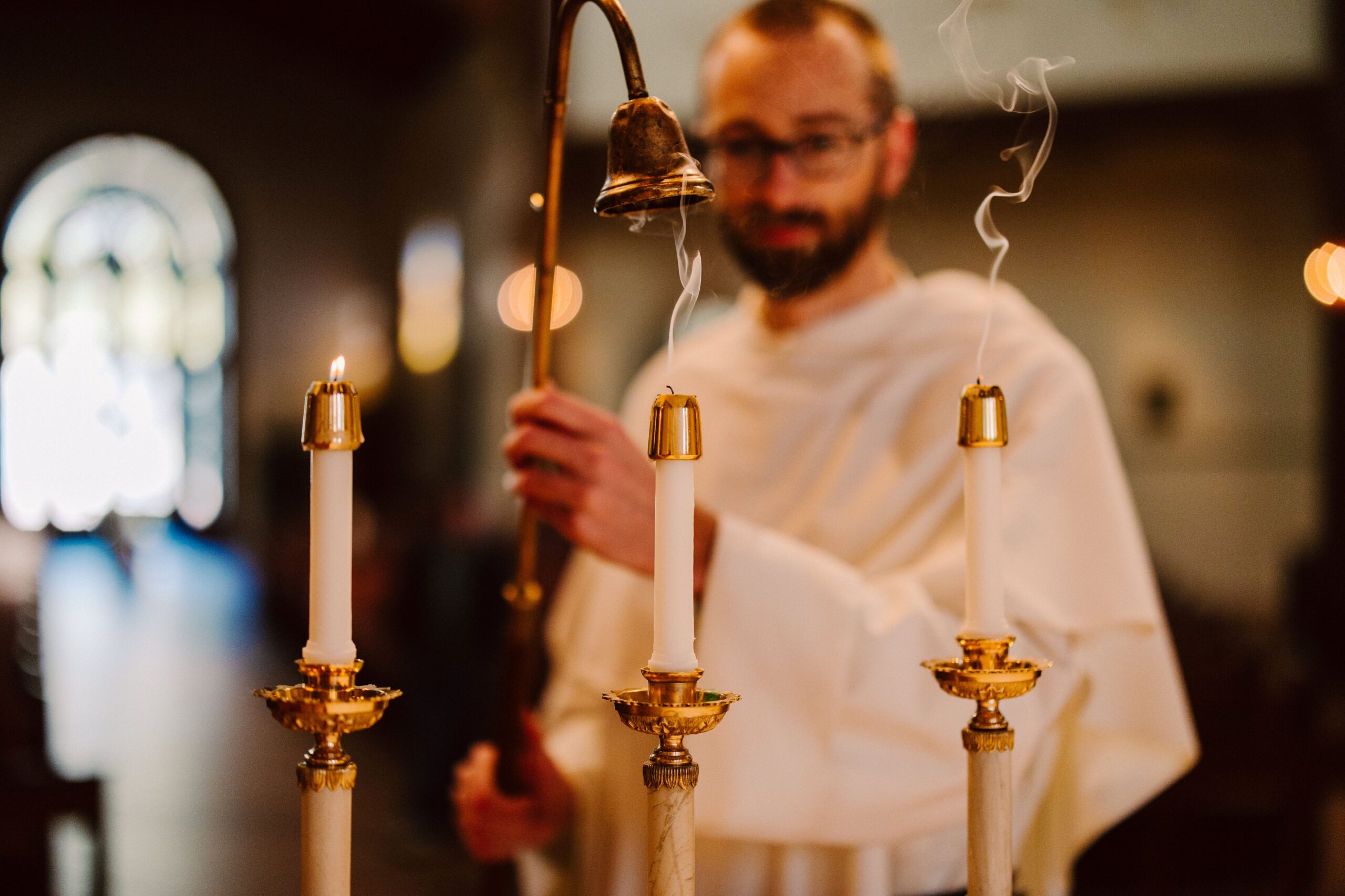 Dominican Friar in Chapel