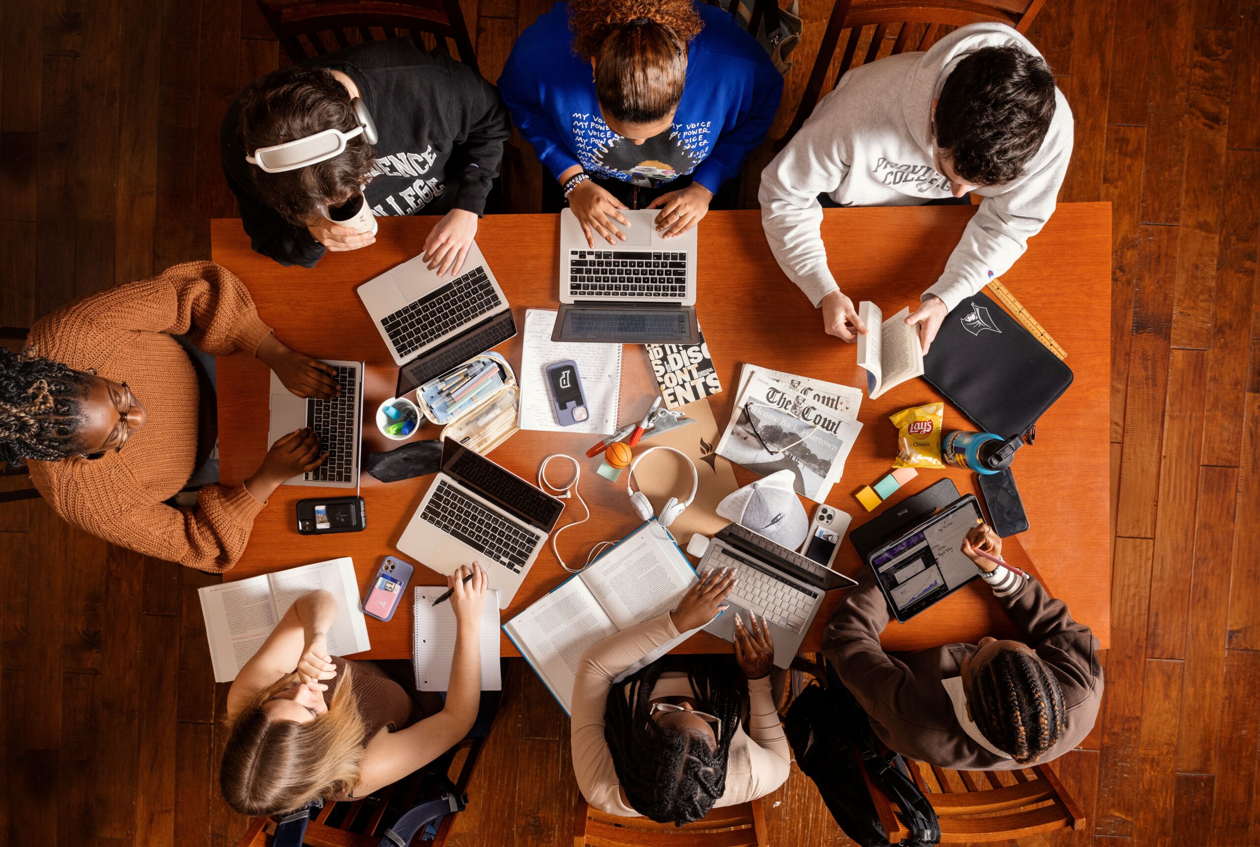 Student Studying on Laptop
